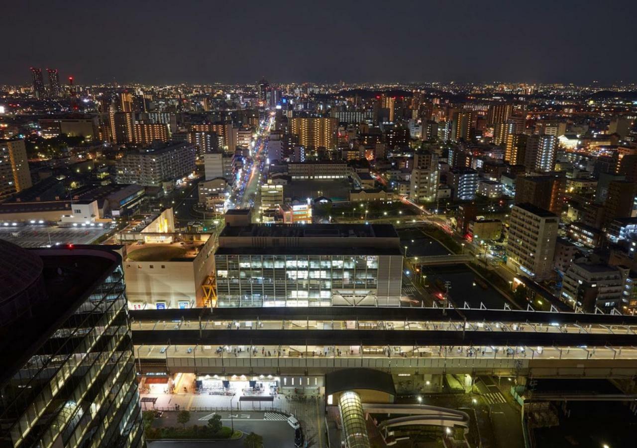 Hotel Agora Regency Osaka Sakai Sakai  Exterior foto View of the station at night